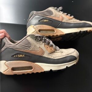 Nike Air Max women Gray and Brown Sneakers